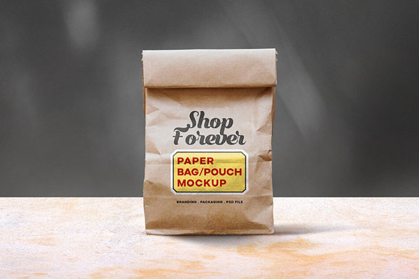 Paper Bag Mockup for Advertising FREE PSD