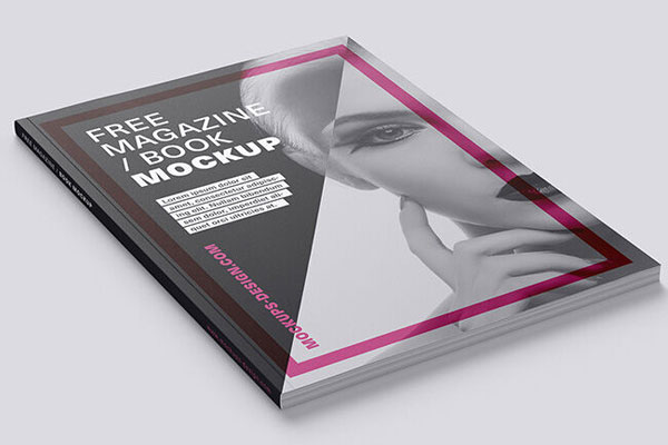 Photorealistic Opend Magazine Mockup FREE PSD