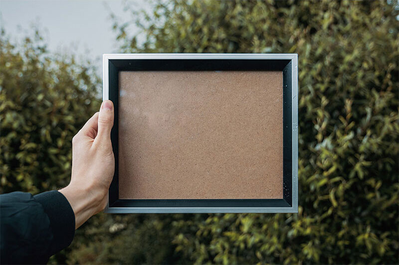 Picture Frame Mockup In Hand FREE PSD