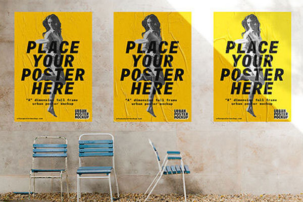 Poster Mockup For Outdoor Branding FREE PSD