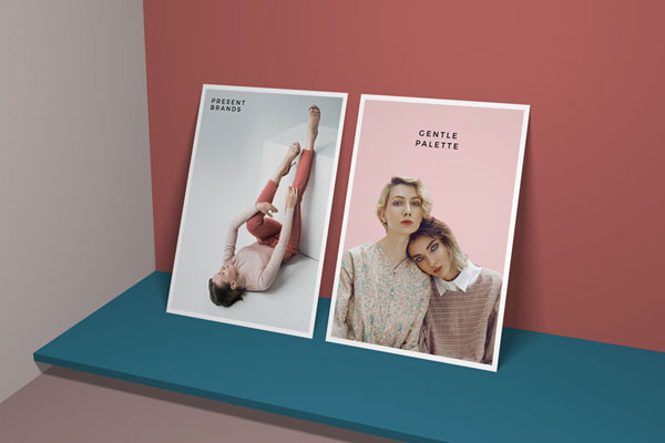 Realistic Poster Mockups For Your Modern Designs FREE PSD