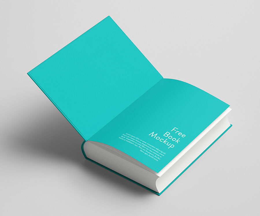 Thick Hardcover Book Mockup with Variety of Shots FREE PSD