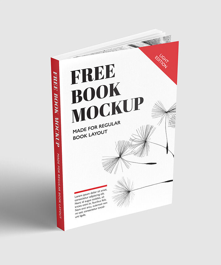 5 Perspective Softcover Book Mockups FREE PSD