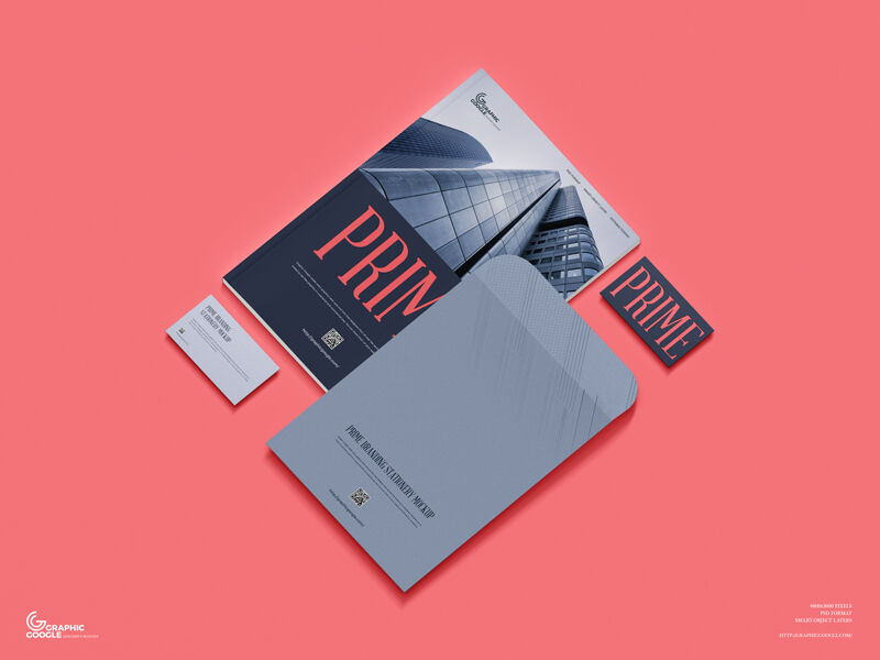 Branding and Stationery Set Mockup Design FREE PSD