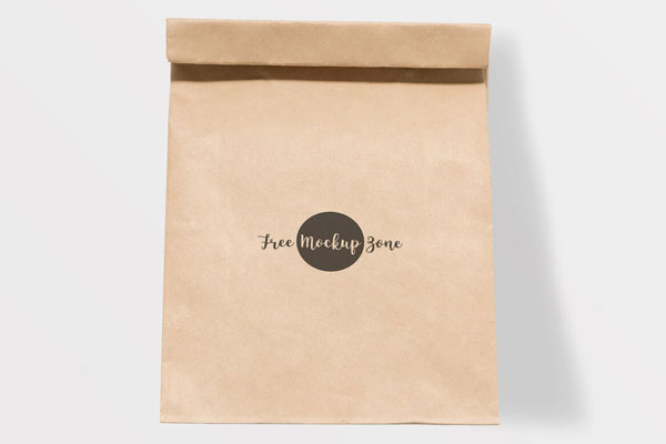 Brown Paper Burger Bag Mockup (FREE) - Resource Boy