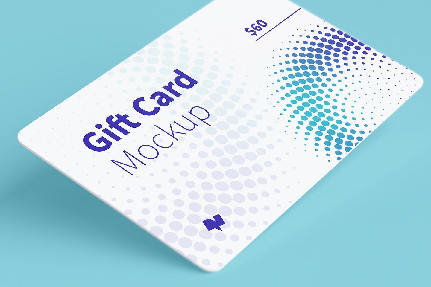 Close-up View Of Gift Card Mockup FREE PSD