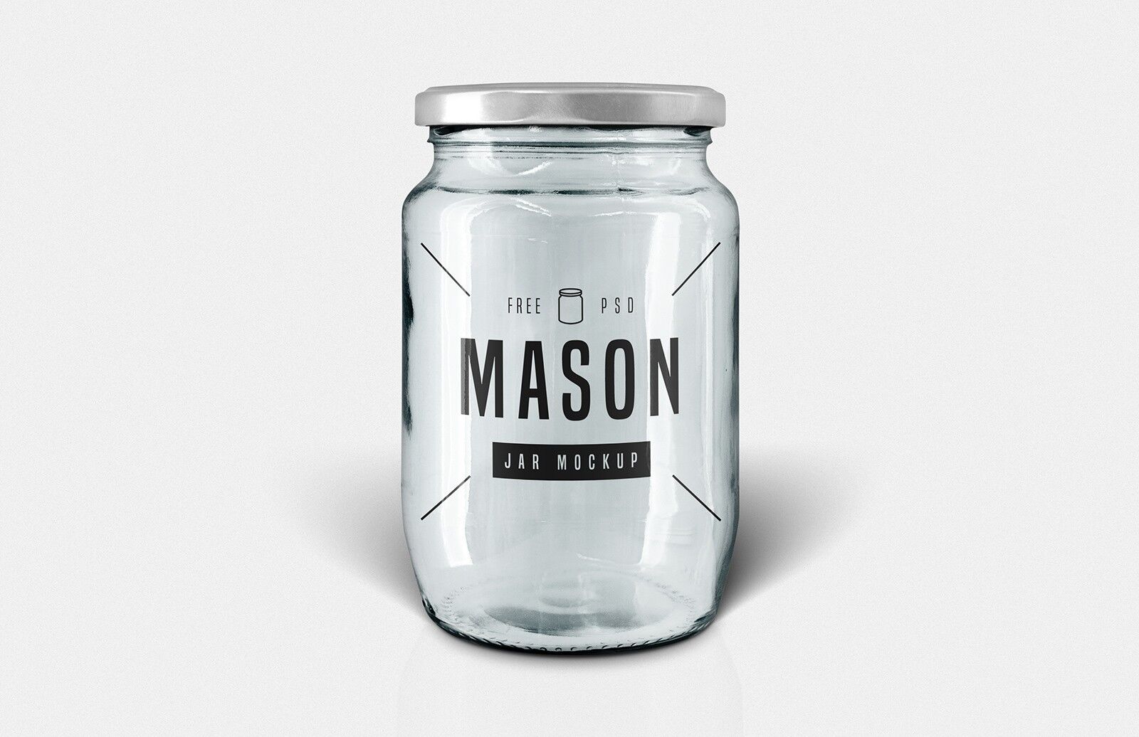 Glass Jam Jar With Clamp Lid Mockup - Free Download Images High