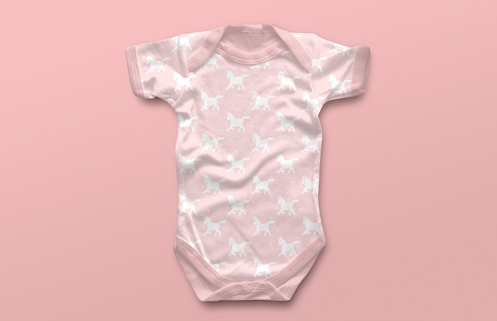 Mockup Featuring a Baby Grow Sleepsuit FREE PSD
