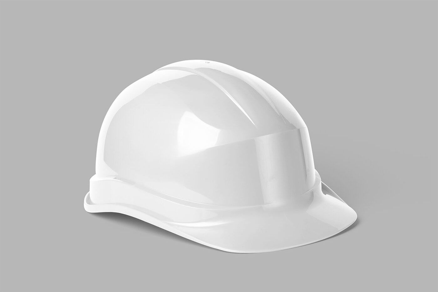 Mockup Featuring a Shining Construction Helmet FREE PSD