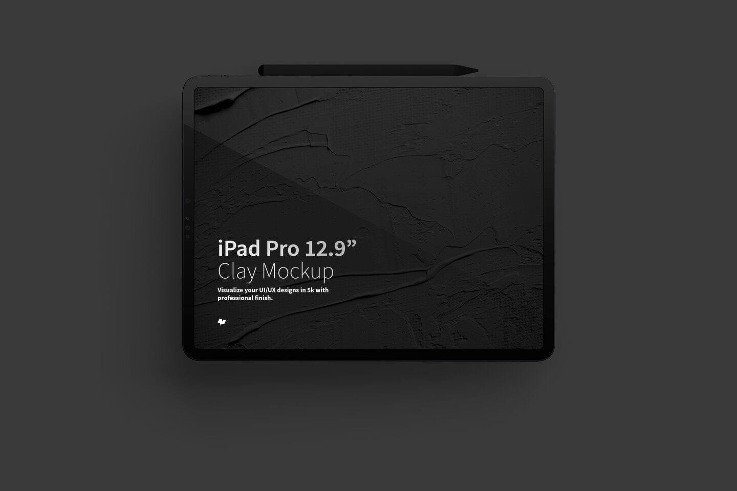 Mockup Featuring iPad Pro12.9 and Apple Pencil FREE PSD