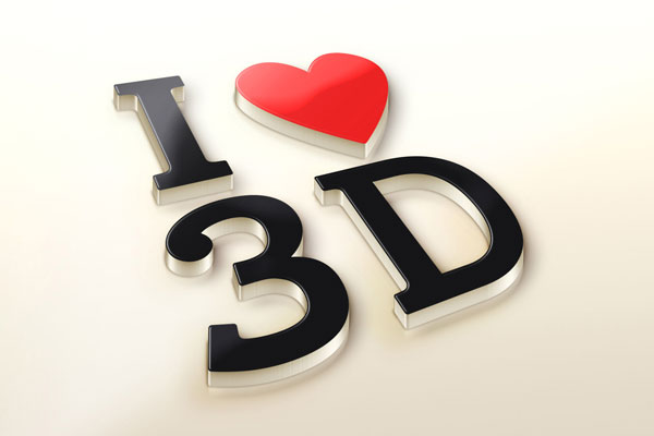 Mockup Featuring Perspective View of 3D Logo FREE PSD