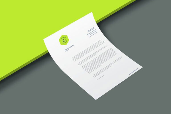 Mockup Including a Curled A4 Paper FREE PSD