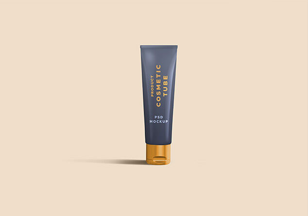Mockup of a Standing Cosmetic Tube FREE PSD