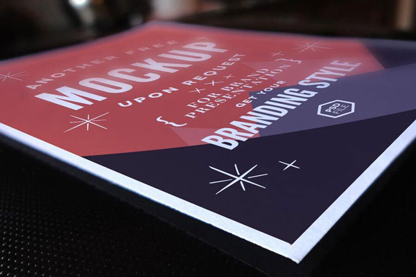 Mockup Showcasing A4 Paper in Two Different Angles FREE PSD