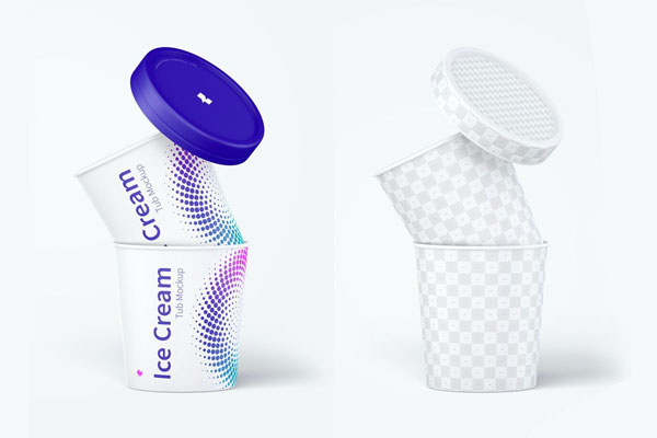 Download This Free Ice Cream Bucket Mockup In PSD - Designhooks