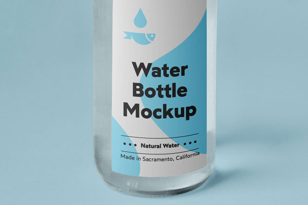 Clear Plastic Bottle Mockup — Medialoot