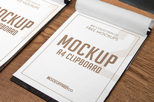 Woman Holding a Clipboard Mockup Free Download | Resource Boy