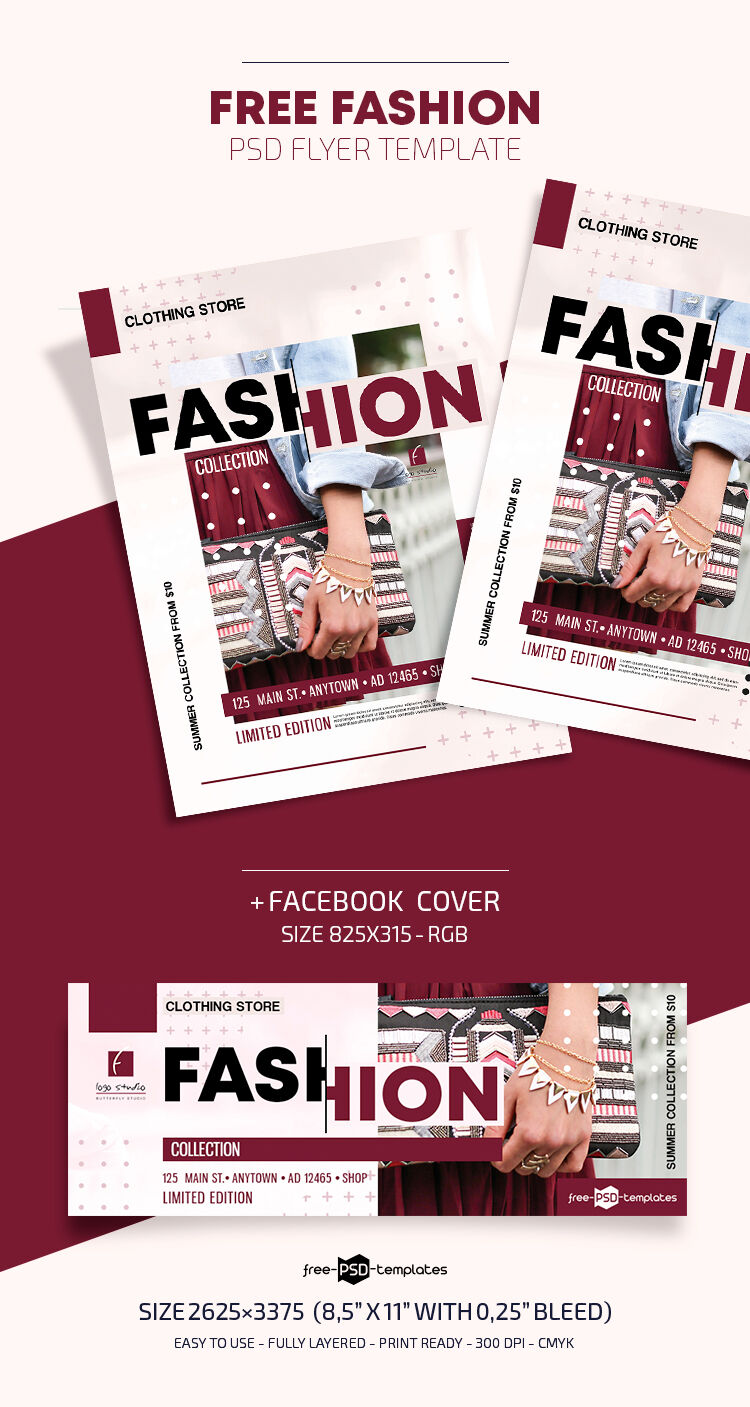 Fashion Clothing Sale Flyer Free PSD Template - 99Flyers  Fashion poster  design, Fashion graphic design, Fashion banner