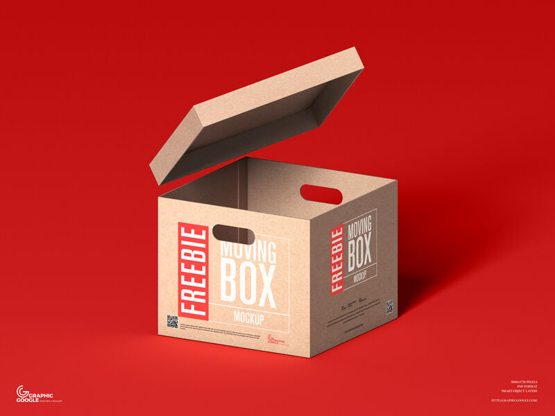 Free Carton Packaging Box Mockup (PSD)