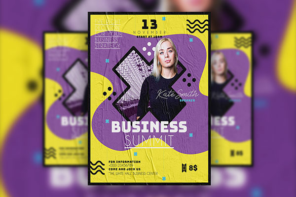 Playful Marketing Flyer and Facebook Cover Templates FREE PSD