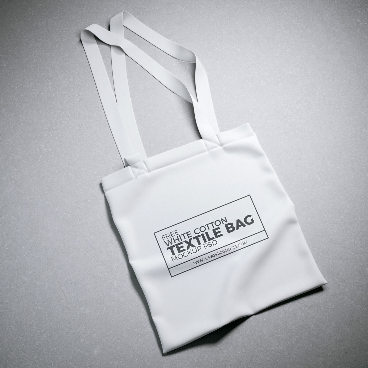 Realistic White Cotton Textile Shopping Bag Mockup (FREE) - Resource Boy