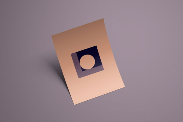 Simple Curved A3 Flyer Mockup FREE PSD