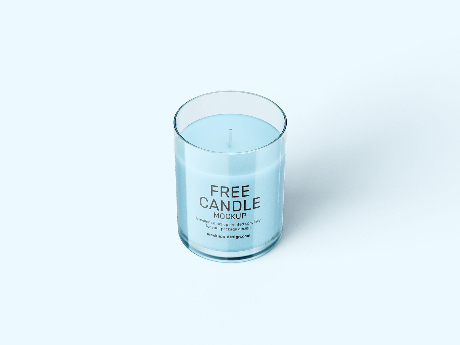 Six Mockups Showing Front and Overhead Views of Candle Cup FREE PSD