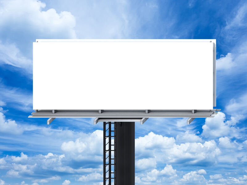 Sky Outdoor Billboard Mockup FREE PSD