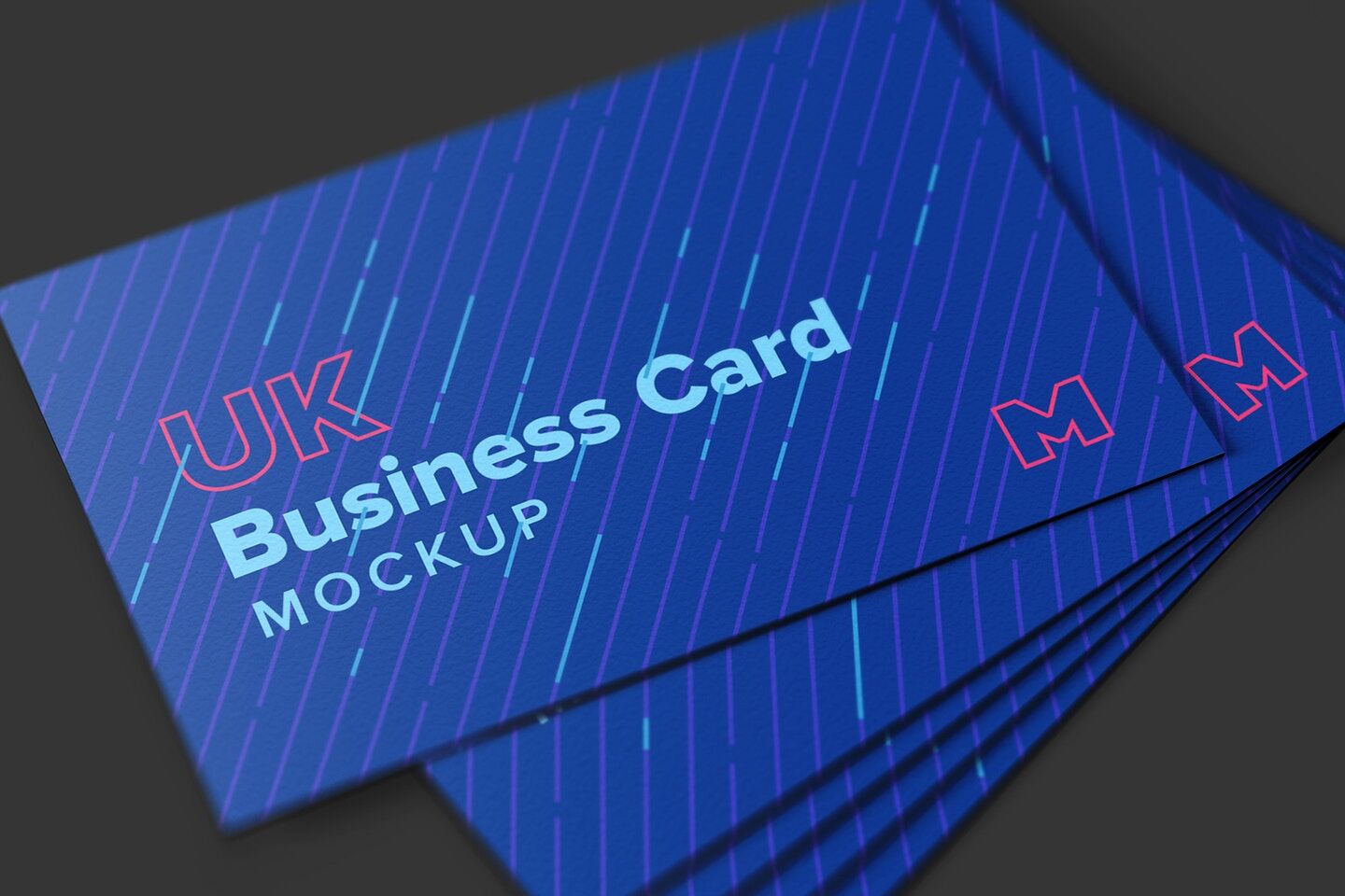 Stack Of Business Cards Mockup FREE PSD