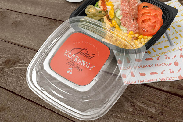 Takeaway Food Box Mockup FREE PSD