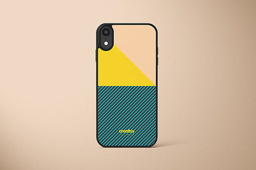Three Mockups Showcasing iPhone XR Cases FREE PSD