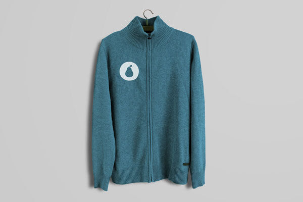Two Mockups Showcasing Zipped-up and Turtleneck Sweaters on Cloth Hangers FREE PSD