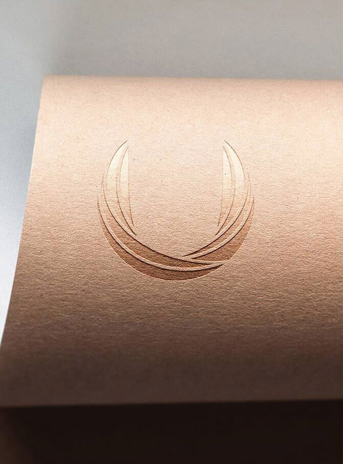 Two Mockups Showing Logo on Cardboard and Sack FREE PSD