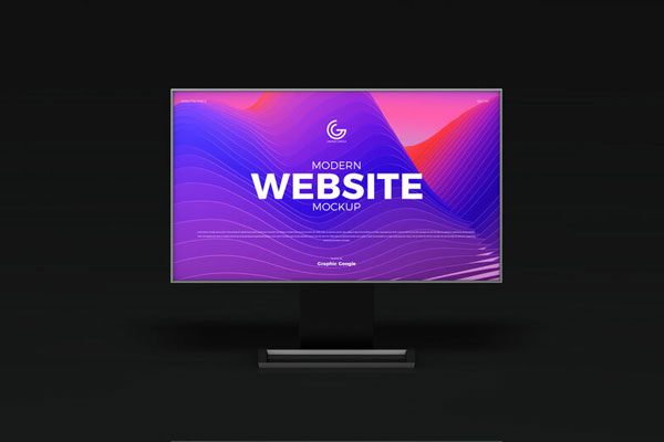 Two Modern Ultra Wide Screen Mockups FREE PSD