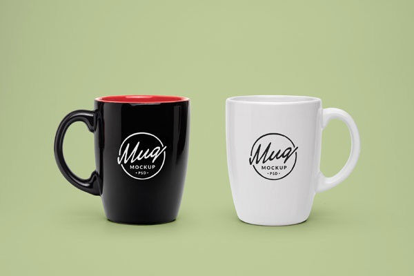 Two Sided Black Mug Mockup, Outdoor 11oz Graphic by RedNebulaDigital ·  Creative Fabrica