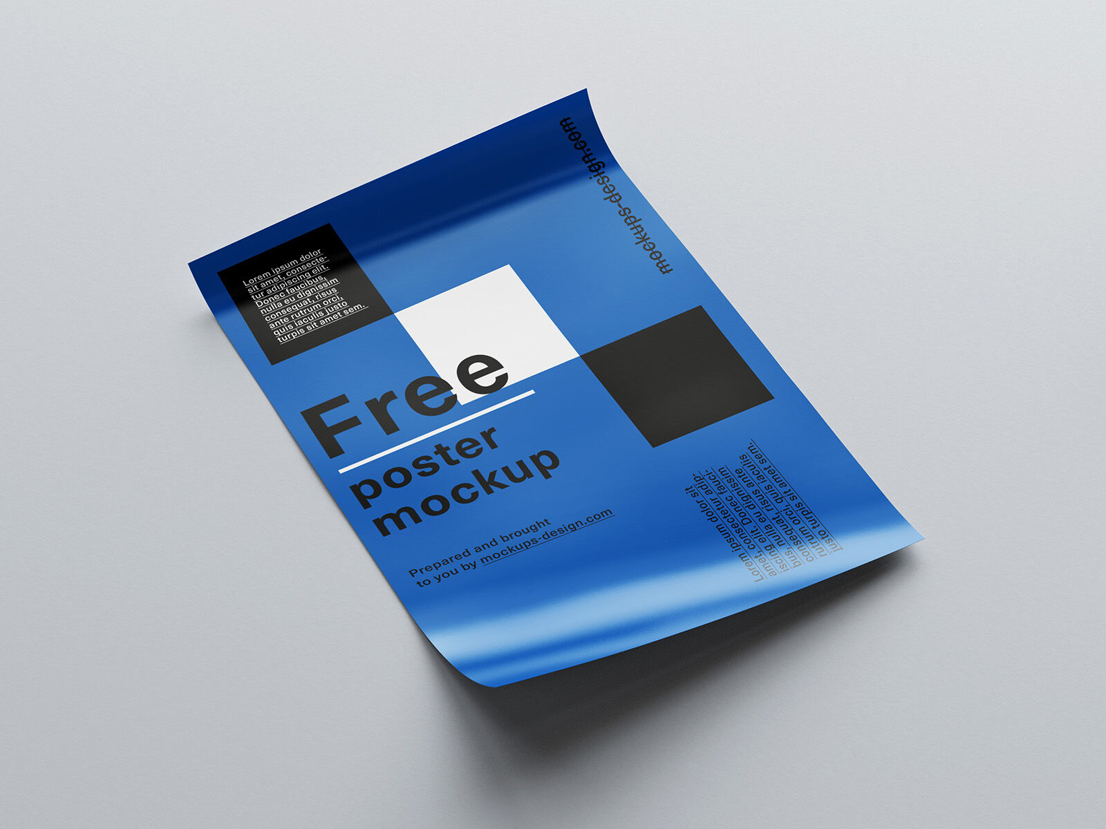 11 Mockups of Coated Posters in Different Views FREE PSD