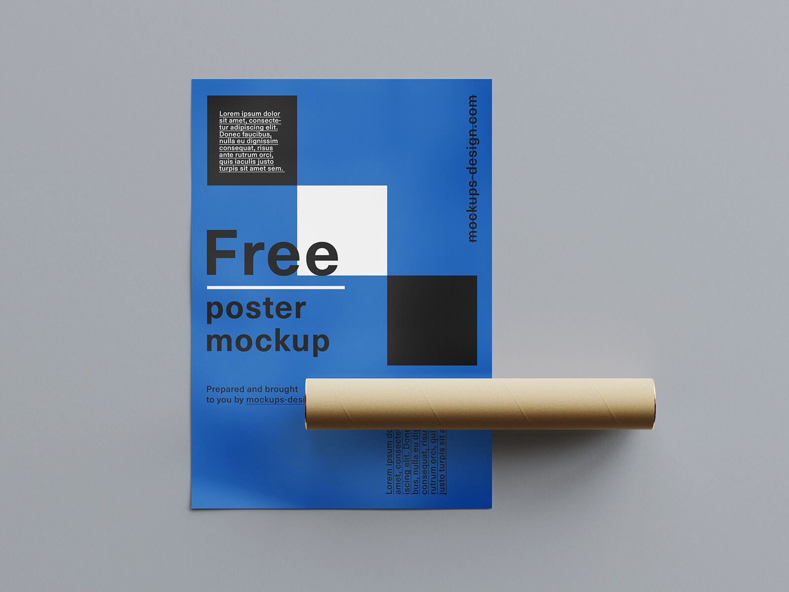 11 Mockups of Coated Posters in Different Views FREE PSD