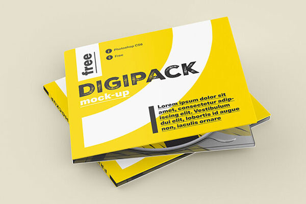 5 Perspective and Top View Software Package Mockups FREE PSD