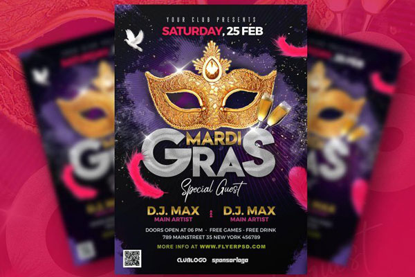 Black and Golden Music Event Flyer Template FREE PSD