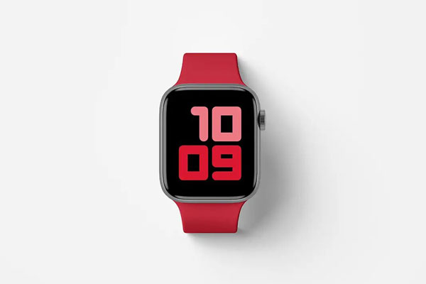 Apple Watch Series 7 PSD Mockup, Top View – Original Mockups