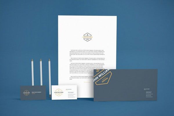 Branding Mockup Featuring Set of Stationery Items FREE PSD