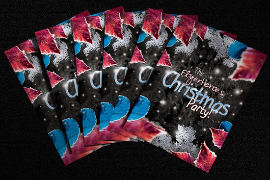 Christmas Party and Winter Events Flyer Template FREE PSD