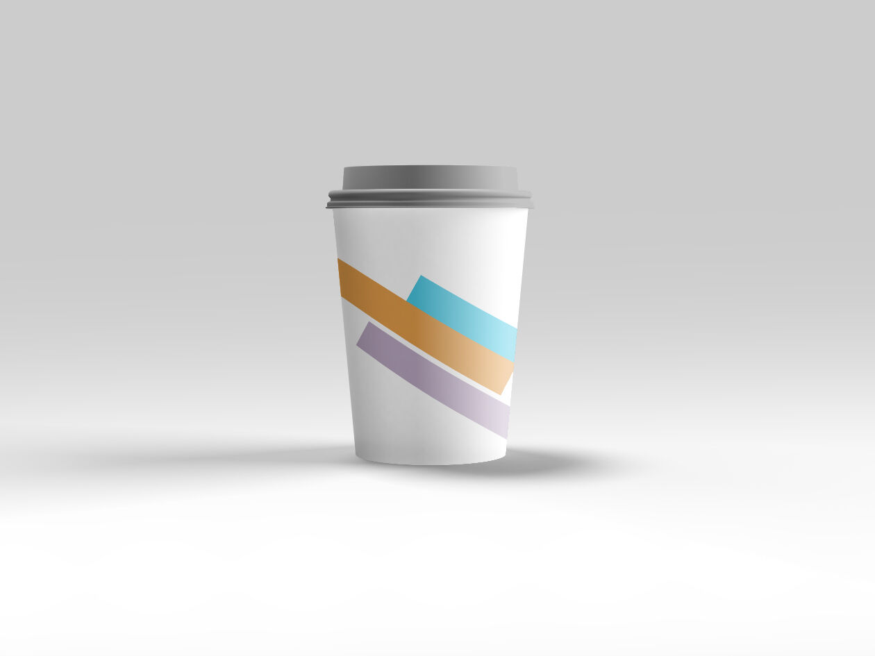 Disposable Coffee Cup Mockup Front View FREE PSD