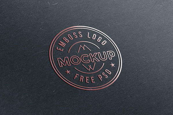 Mockup Showing Logo Printed on Leather Texture (FREE) - Resource Boy