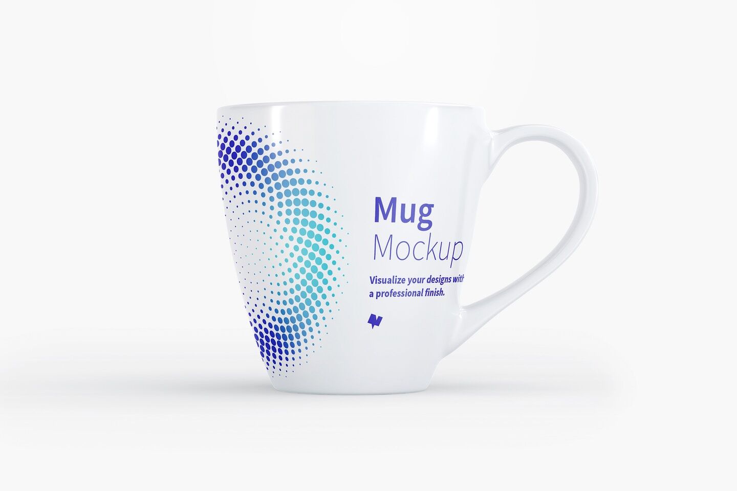 Front View Mug Mockup FREE PSD