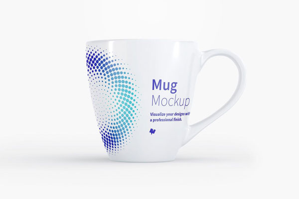 Front View Mug Mockup FREE PSD