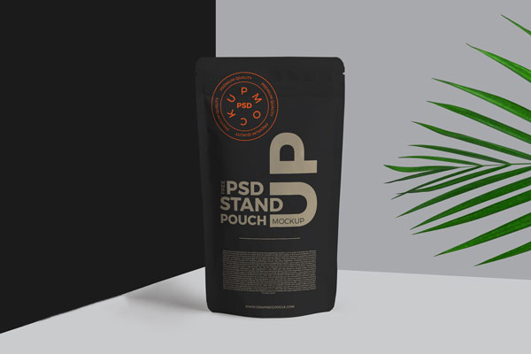 Front Scene of Brown Paper Bag Packaging Mockup (FREE) - Resource Boy