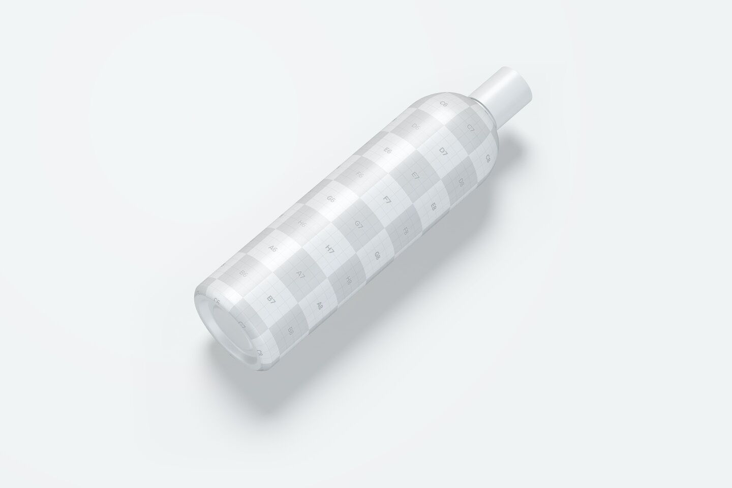 Mockup Displaying Cosmo Round Shape Bottle with Disc Cap FREE PSD