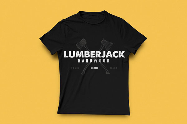 Mockup Displaying Top View of Round Neck T-shirt FREE PSD