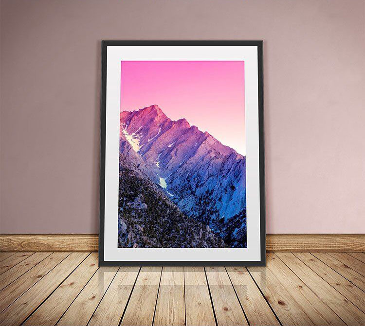 Mockup Featuring a Simple Frame Leaning Against the Wall FREE PSD